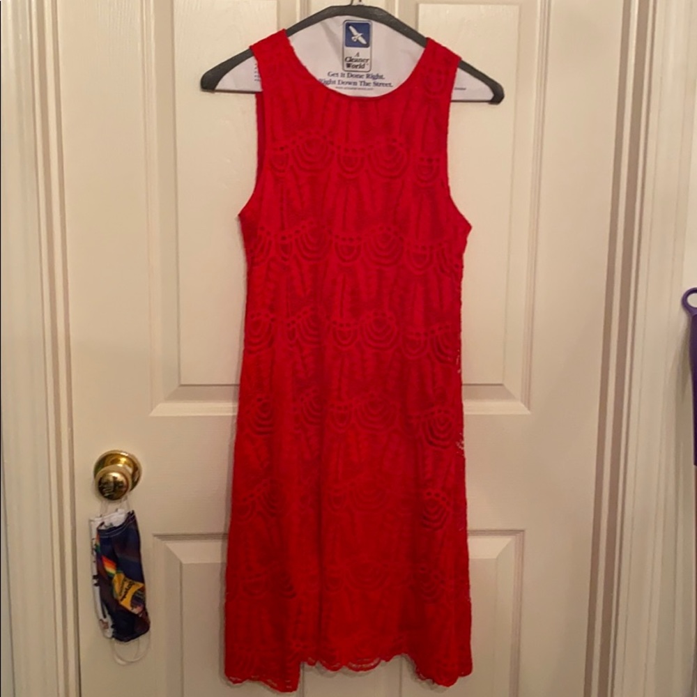 Red Lace Dress